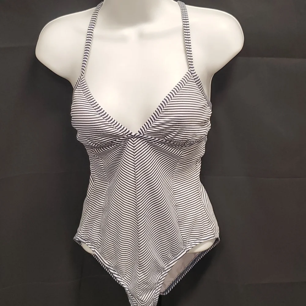 Splendid Striped Bathing Suit SZ MD